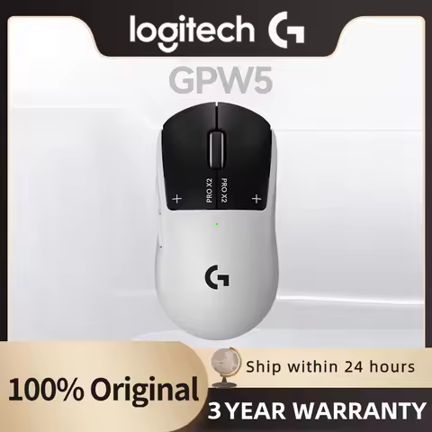 NEW Logitech G PRO X2 SUPERSTRIKE LIGHTSPEED Wireless Gaming Mouse gpw5 - Ergonomic, lightweight, re