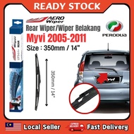 Perodua Myvi 2005-2011 14” Rear Window Rubber Wiper Blades Wiper Belakang Rear Wiper Myvi lama Lagi 