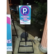 NEW ARRIVAL Parking Stand (Metal) Sign Board Stand TERMURAH