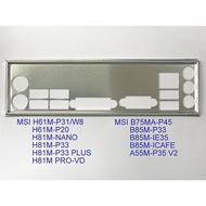FE block main MSI B75MA-P45 (Mainboard IO Shield: 694)