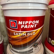 Nippon Paint Satin Glo Paint 18L 1001 BRILLIANT WHITEInterior Wall Paint