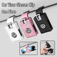 Volkswagen Car Glasses Clip Creative Luggage Sunglasses Frame Car Sunshade Clip Car Accessories，For 