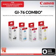 Canon GI-76 Refill Ink - Genuine Replacement For Maxify GX3070 GX4070 GX5070 GX5570 GX6070 GX7070