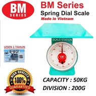 TIMBANG DACING KILO BM SERIES / COMANCHE 50KG SPRING SCALE [LULUS SIRIM]