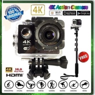 Garansi Kogan Original Action Camera 4K 18Mp Wifi Free Yunteng Tongsis