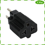 [Wishshopeeljj] SiaBiced 15A to 20A Plug Adapter Indoor Use 15A to 20A Adapter Electrical Socket Con
