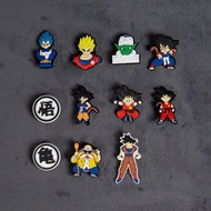 Dragon Ball Goku Crocs Clogs Hoa Phụ Kiện Dép Clogs Giày Bốt Ngắn Thoáng Khí Giày Dép Trang Trí Phụ