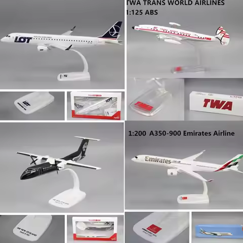 New1:200 Assembly Plane Model World Aviation Series UAE Emirates/THAI/Qatar/Singapore/Etihad/Austria
