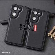 VIVO Y18 CASE LEATHER PRO BLACK CASE BLACK VIVO Y18