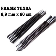TENDA Tent Frame 6,9 mm x 60 cm monodome tent Frame children's tent Frame