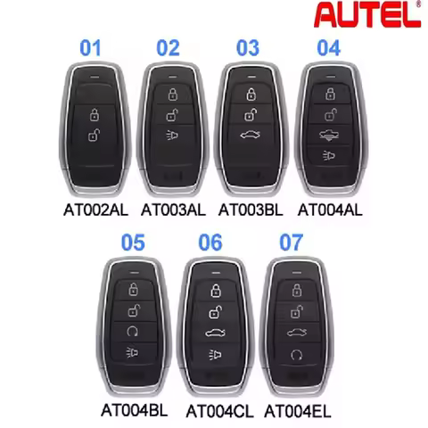 Autel Ikey AT002AL, AT003AL，AT003BL, AT004AL,AT004BL,AT004CL, AT004EL Autel Universal Smart Remote K