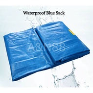 Blue Sack Sakolin waterproof (per meter) construction cover sakoline trapal lona takip (PER METER)