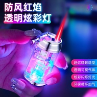 W Wonderful Funny Cola Bottle Cans Windproof Lighter Rare Weird Flashing Light Creative Inflatable L