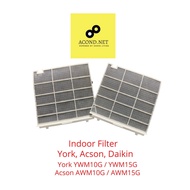 (ORIGINAL) York YWM07-09G/10G-15G / 20G-25G  Aircond Filter @ Acson AWM 07-09G/10G-15G / 20G-25G