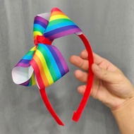 Headband Rainbow LGBT LGBTQ PRIDE Ribbon Bow Hair Accessories