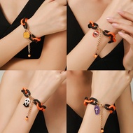 Halloween Bracelet Pumpkin Horror Grimace Bracelet Acrylic Chain Bracelet Coffin Grimace Bracelet