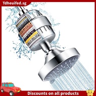 [In Stock]1Set Filtered Shower Head High Pressure Silver with Filters, 16 Stage Shower Head Filter for Hard Water