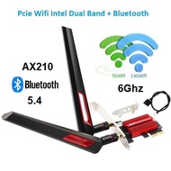 Intel ax210 wifi 6e pci express x1 dual band ac ax 5ghz 2ghz 6G 5G 2G 5.8ghz 6ghz