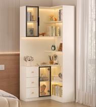 轉角書櫃客廳櫃三角邊櫃牆角櫃置物架臥室轉角收納櫃