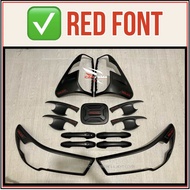 TOYOTA HILUX CONQUEST 2021-2024 GARNISH SET (hilux accessories) carisma