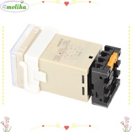 MOLIHA Digital Time Relay, DH48S‑2Z 0.01S-99H99M Time Relay, Precision Timing with Socket Base 220V 