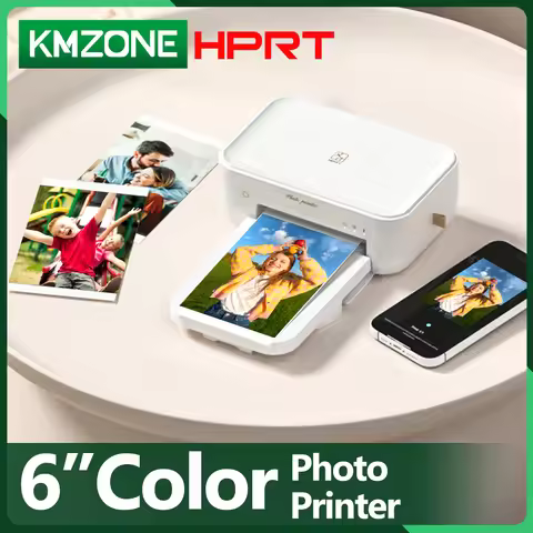 4x6 inch HPRT Photo Color Printer CP4100 Wifi Portable Custom Mini Wireless Pocket Maker Household S