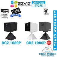 Ezviz BC2 1080P CB2 2MP Indoor Wi-Fi Smart Home Battery Wireless CCTV FREE 128GB Micro SD Card