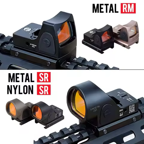 SR RM Red Dot Sight NYLON METAL 20mm Rail Reflex Sights Hunting Airsoft Optics Holographic Hot Colli