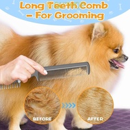 GUTHOP Pet Razor Comb, Universal Durable Dogs Razor Comb, Replacement Safe Cleaning Brush Pet Hair C