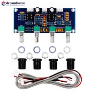 DREAMFOREST XH-A901 NE5532 DC12V-24V Tone Board preamp Pre-amp With Treble Bass Volume Adjustment Pr
