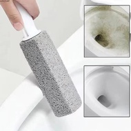 LUCKYUMY Pumice Cleaning Brush, Long Handle Hanging Hole Toilet Cleaning Brush,  Multifunctional Fin