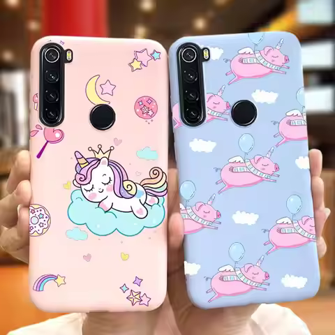 Cartoon Unicorn Cover For Xiaomi Redmi Note 8T 8 9s 9 Pro Max 8A 8 7 7A 6A 6 5A 5 Plus 4A Case Canda