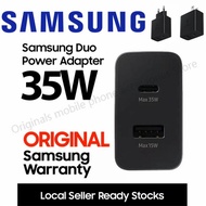 Original Samsung 35W PD Power Travel Adapter DUO USB-C USB-C Super Fast Charging