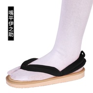 【COSER 77】ถูกและดี Demon Slayer Kimetsu No Yaiba Cosplay Clogs Geta Nezuko Kimono Shoes เนสึโกะ รองเ
