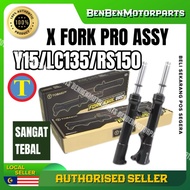 YAMAHA Y15ZR / LC135 V1-V7 / LC135 V8 FI / RS150 FRONT FORK DEPAN X PRO 100% ORIGINAL TOBAKI SANGAT 
