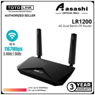 TOTOLINK LR1200 4G Dual Band LTE Direct SIM Modem Router