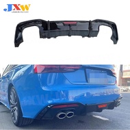 Carbon Fiber Rear Lip Diffuser Spoiler for Audi A5 S5 Sline Sedan 2017+ not Standard ABS Gloss Black