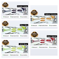 Yamaha Y125Z Y125ZR (9) 46 Body Sticker / Stripe # y125 z zr y 125z 125zr