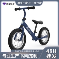 Basikal Imbangan Kanak-kanak Aloi Aluminium Tanpa Pedal Glider Roda Getah Bayi Skuter Lumba Dua Roda