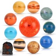 Contents 9/ 10 Planet Shaped Balls Educational Toys for Children Elastic Foam Balls Solar Powered Pl