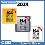 KamEm 2024 For NDS Game Card For R4I SDHC TF Card R4 SDHC Gold Pro Card Video Game Card Gold White S