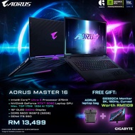 Gigabyte AORUS MASTER 16 (Core Ultra 9 275HX/32GB/1TB/RTX5080 16GB/16" OLED WQXGA 240HZ/W11/2Y) Lapt