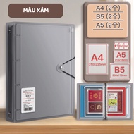 Bìa Còng A5 B5 A4 Bìa Đựng Tài Liệu Đã Đục Lỗ Bìa Sổ Còng Lưu Trữ Hồ Sơ Văn Phòng Dày Dặn Chống Nước