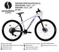 JHN Sepeda Gunung 275 Inch 29 Inch Mtb Shadow Nagato Deore 12 Speed