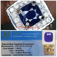 BLUE SAPPHIRE SRILANKA SAFIR CEYLON # BATU NATURAL