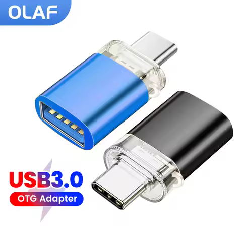 Olaf Type C To USB 3.0 OTG Adapter Type C Male To USB Female Fast Charging Adadpter OTG USB C For iP