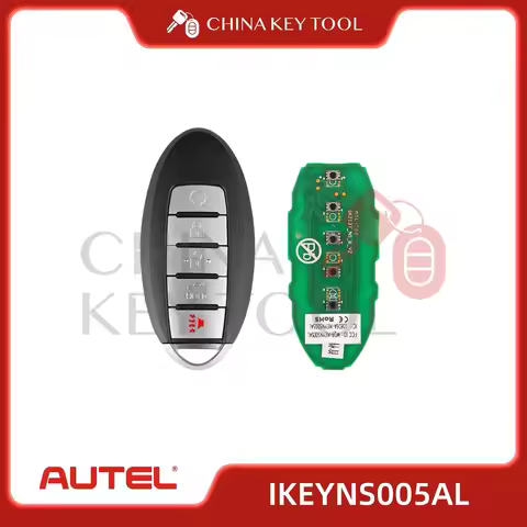 1PCS IKEYNS005AL Universal Smart Remote Key 5 Buttons For Nissan Work For Autel Smart Key For KM100 