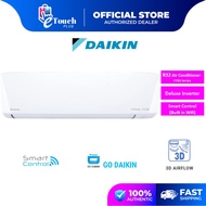 DAIKIN R32 Premium Inverter Air Cond WiFi - (1.0HP) FTKU28B/(1.5HP) FTKU35B/(2.0HP) FTKU50B/(2.5HP) 