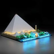 LED Light Kit for Lego 21058 Architecture Great Pyramid of Giza Set, Compatible with Lego 21058 Buil