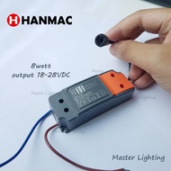 Trafo led driver 8watt panel hanmac 18-28vdc power supply adapter